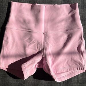 Pink Lululemon Biker Shorts